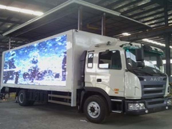 江淮格爾發流動舞臺車_廂長7.6米大型舞臺車