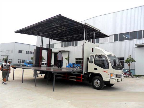 江淮威鈴流動舞臺車 廂長6.2米流動舞臺車