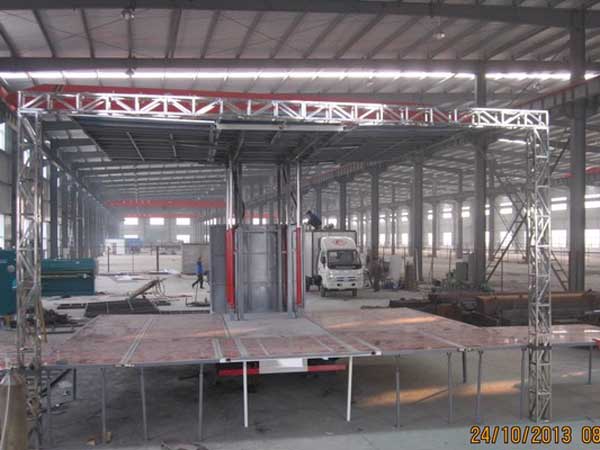 福田奧鈴流動舞臺車 三展36平米舞臺車