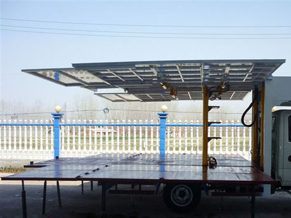 福田祥銳流動舞臺車_18平方單展流動舞臺車