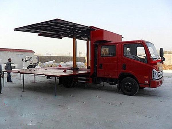 福田祥銳流動舞臺車_18平方單展流動舞臺車