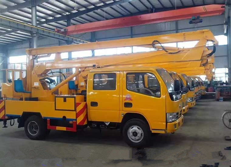東風曲臂12-16米高空作業(yè)車(黃牌)